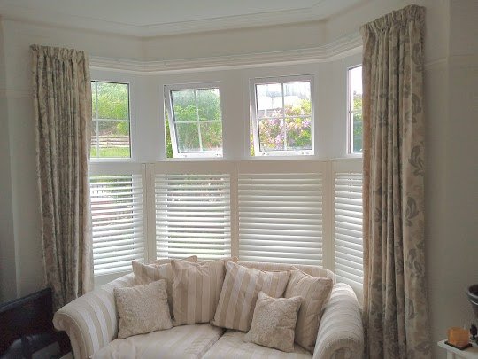 white shutter blinds UK