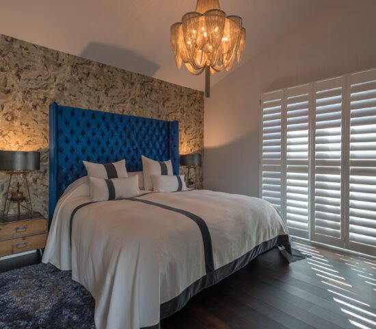 Plantation Bedroom Shutters for French doors